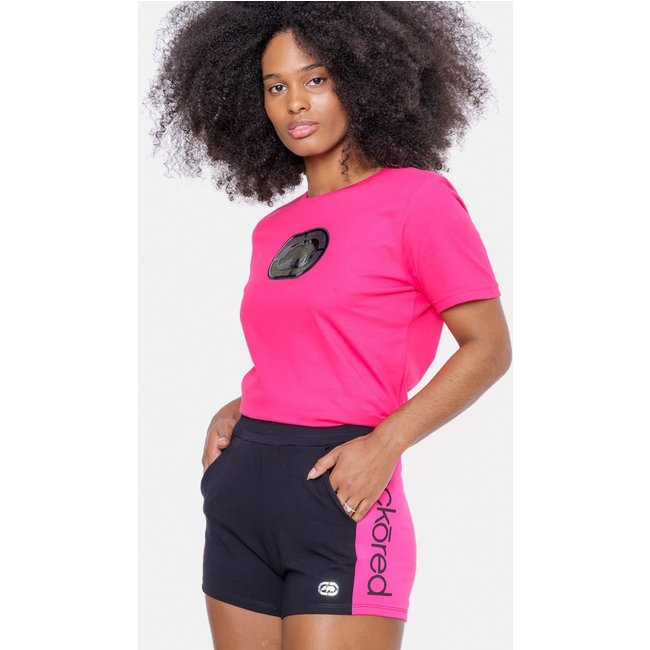 Shorts Ecko Feminino Recorte Ela Preta