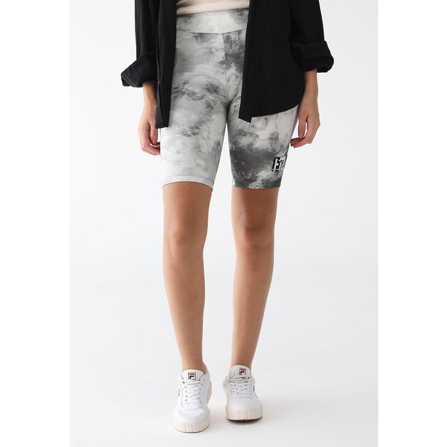 Bermuda Ciclista Fila Ajustada Street Hop Off-White
