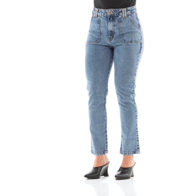 Calça Jeans Feminina Arauto Mom Comfy