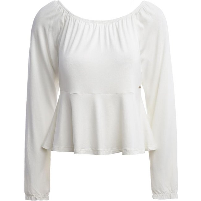 Blusa Ciganinha Manga Longa Feminina OFF WHITE