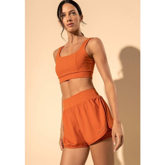 Shorts De Cintura Média Com Bolso Interno E Proteção UV Move