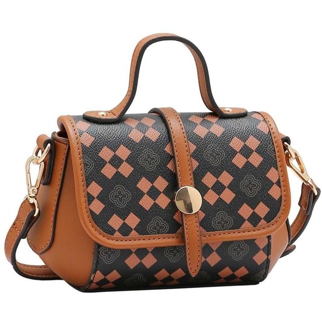 Bolsa Feminina Chenson New Elemento Gráfico 3485300 Café