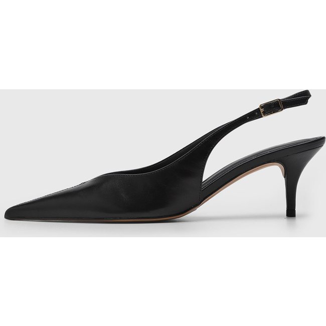 Scarpin Feminino Arezzo Slingback Salto Fino 7cm Preta