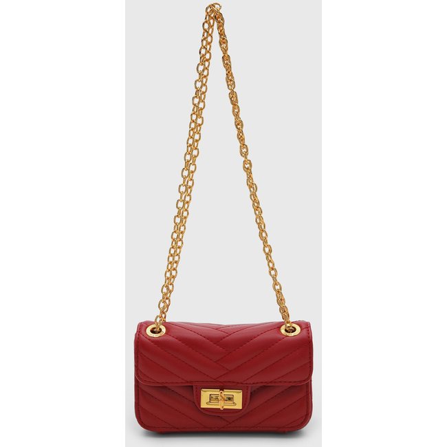 Bolsa Feminina Santa Lolla Matelassê Vermelha