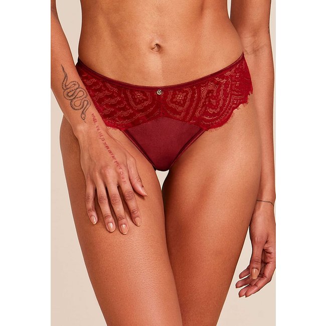 Calcinha Hope Biquíni Renda Vermelha
