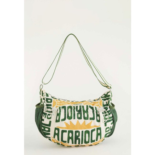 Bolsa Feminina FARM Banana G A-Carioca Verde e Amarelo