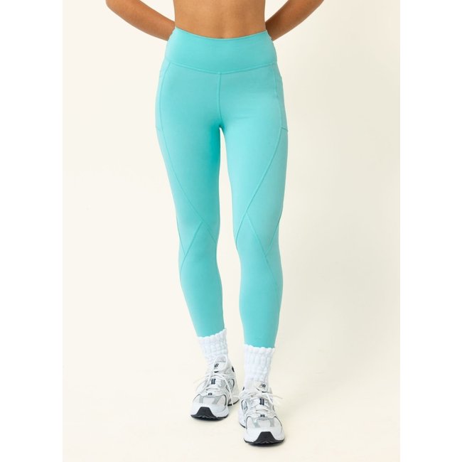 Legging Fitness com bolso Azul Piscina