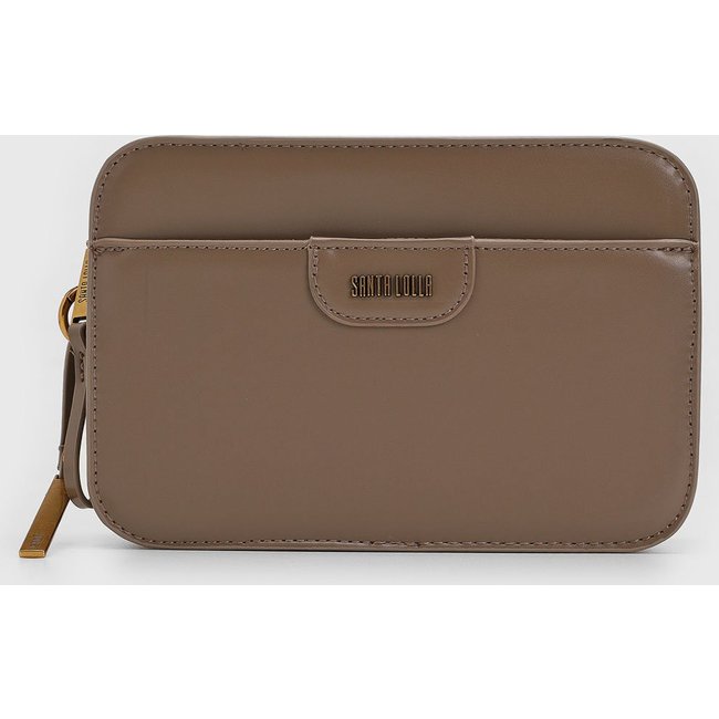 Bolsa Transversal Santa Lolla Alça Ajustável Marrom