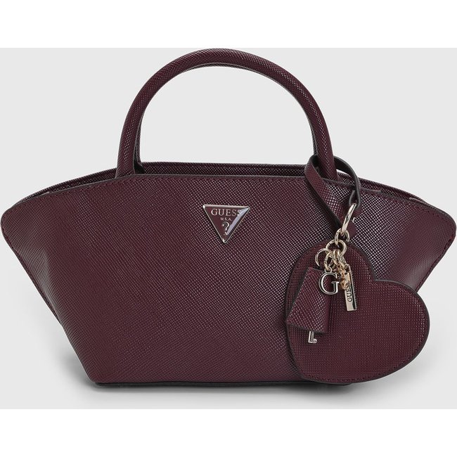 Bolsa Grande Guess Trapezoidal Vinho