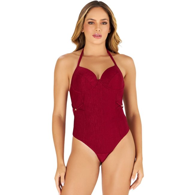 Maiô Bojo Fio Dental Dilady Banho de Mar 623519 Vermelho