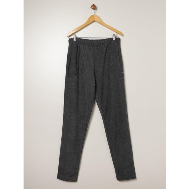 Calça Boucle Felpado Plus Size Feminina PRETO