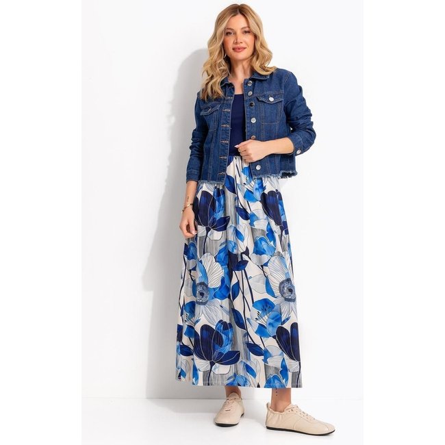 Jaqueta Em Jeans Azul Escuro Quintess