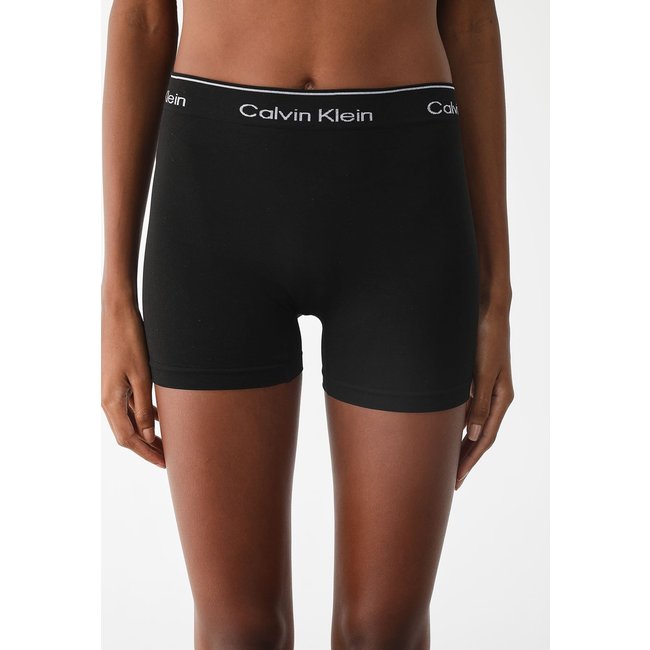 Calcinha Calvin Klein Underwear Boyshort Modern Cotton Seamlees Preta