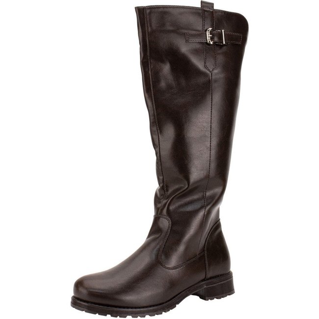 Bota Feminina Cano Alto Mooncity 72129 0742129 Café