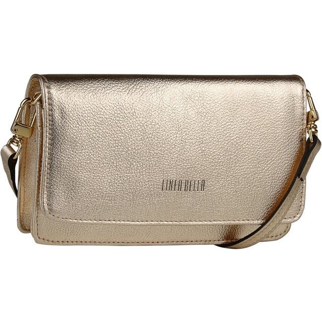Bolsa Pequena Clarice Linea Bella 5361 Dourado