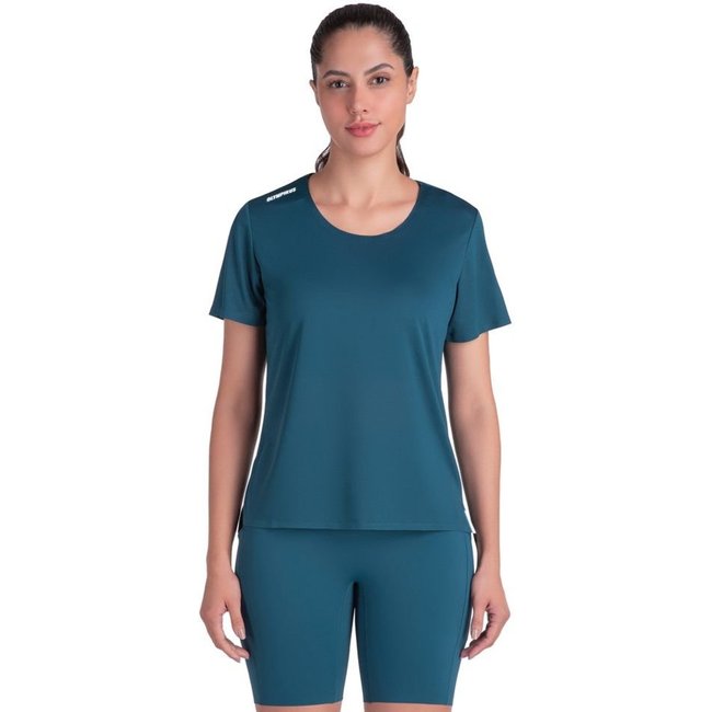 Camiseta Corre Olympikus Feminina GG Azul