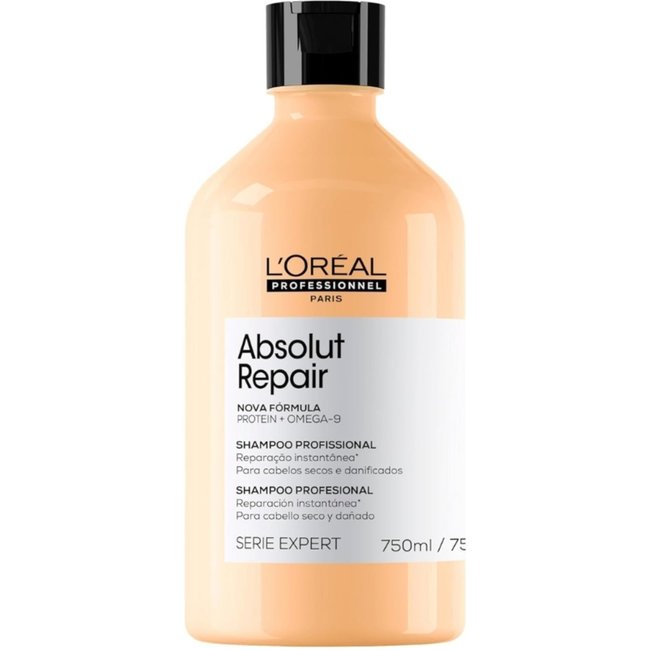 L'Oréal Professionnel Serie Expert Absolut Repair Omega 9 + Protein - Shampoo S/Pump 750ml