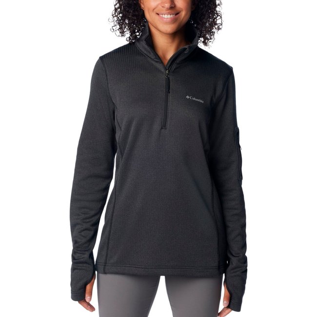 Moletom Columbia Fleece Park View Grid Preto Feminino