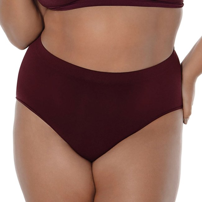 Calça Alta Sem Costura DeMillus 28400/57400 Vinho