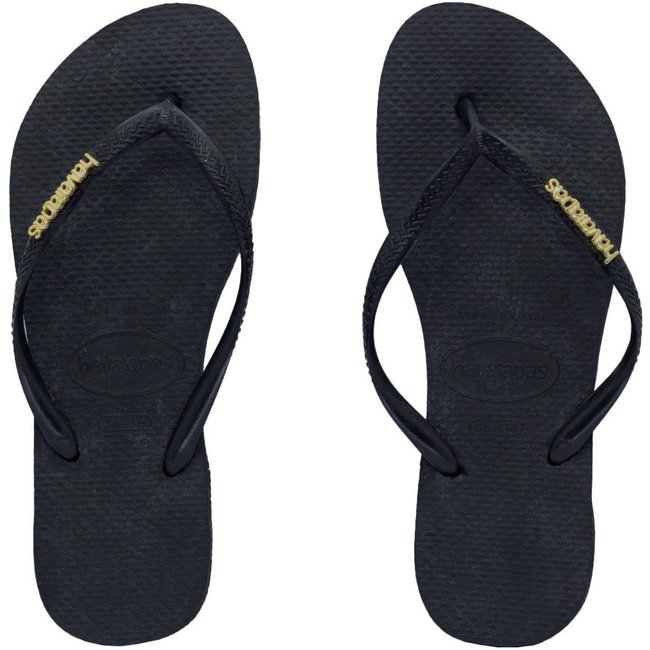 Chinelo Slim Feminino Havainas Preto