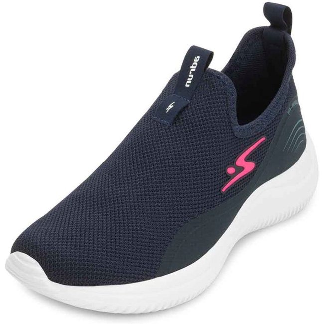 Tênis Slip On Adrun Fit AD25-8431F Marinho-Rosa