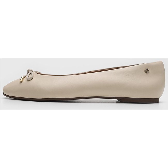 Sapatilha Feminina Capodarte Laço Off-White