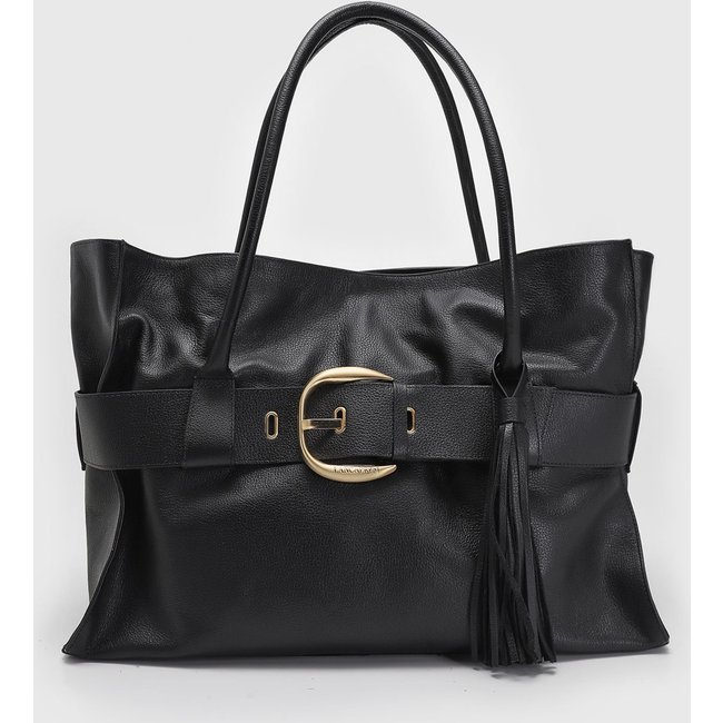 Bolsa Lança Perfume Tote Tassel Preta