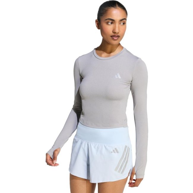 Camiseta Manga Longa adi365 Running Essentials adidas Performance Cinza