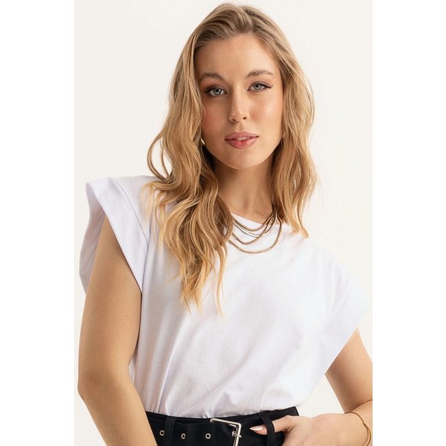 Blusa Em Malha De Algodão Branco Quintess