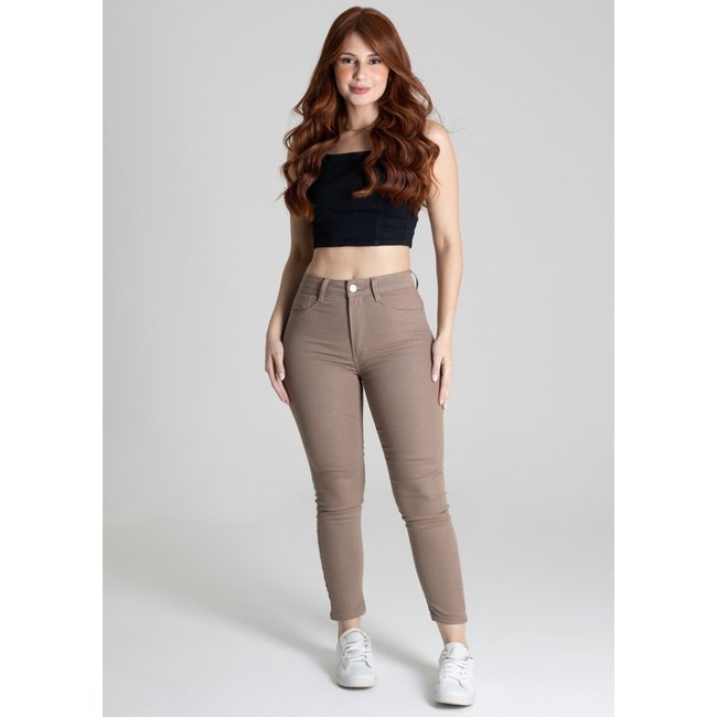 Calça Jeans Sawary Push Up - 274345 - Bege - Sawary