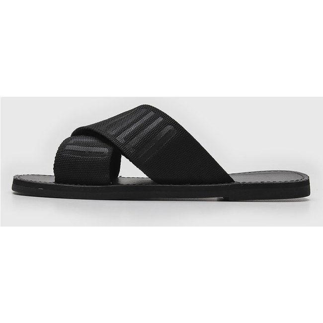 Rasteira Slide Santa Lolla Texturizado Preto