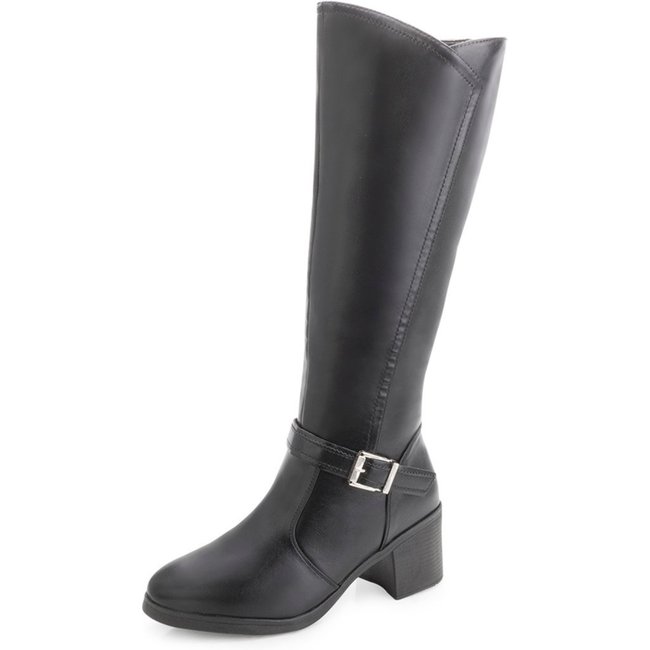Bota Cano Alto Pink Moon MC24-73205 Preto