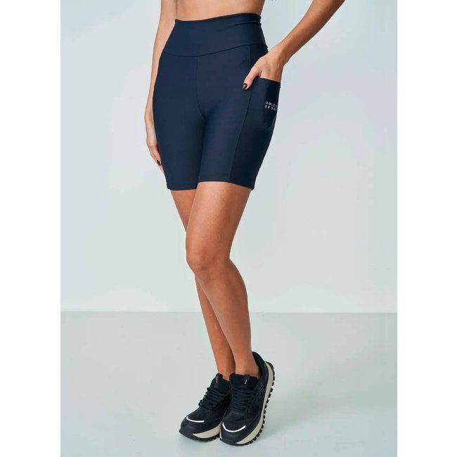 Bermuda Colcci Sport Perfect Fit Performance Feminina Preto