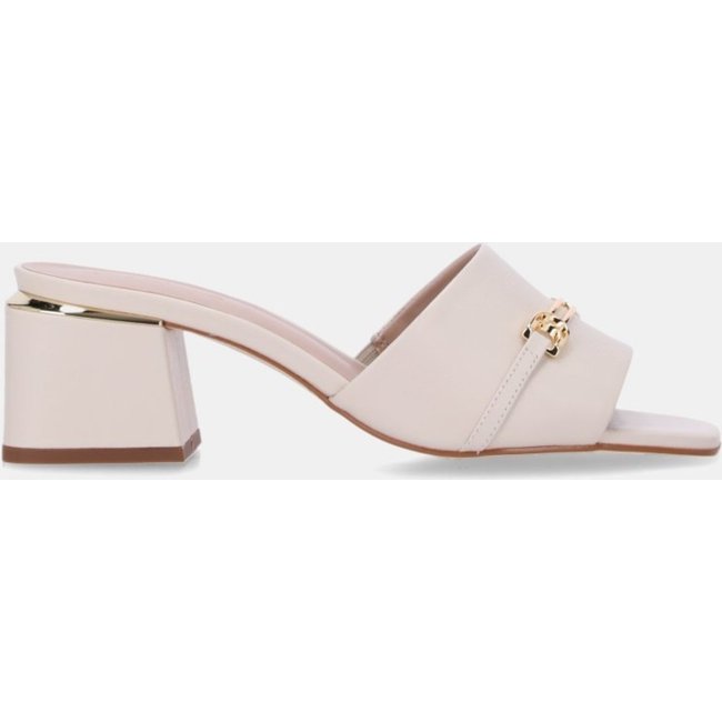Tamanco Couro Luz da Lua - 80410024 Luz Da Lua Off-white
