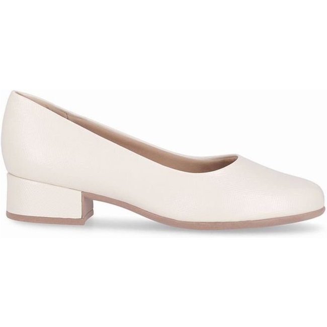 Scarpin Jaqueline Salto Baixo Off White