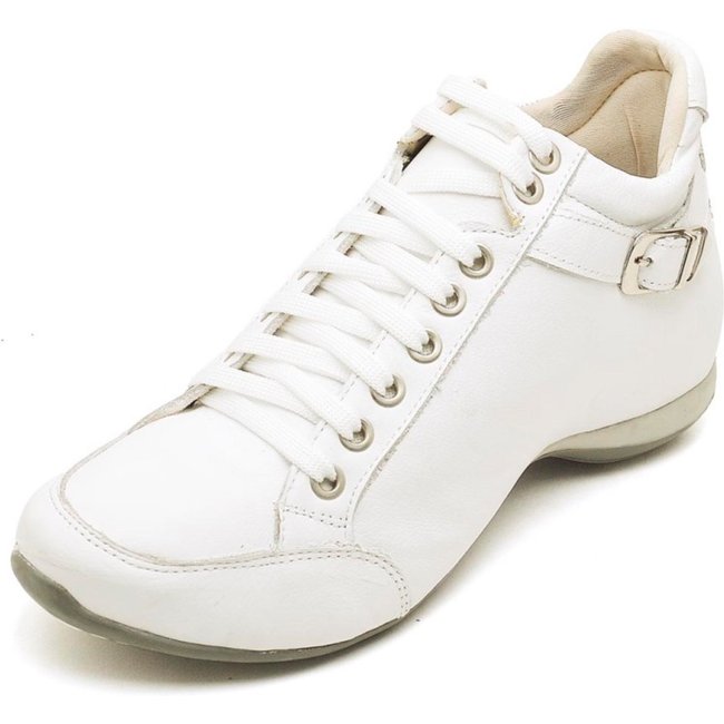 Bota Clube do Sapato de Franca Top Confort 2 Fivela Branca