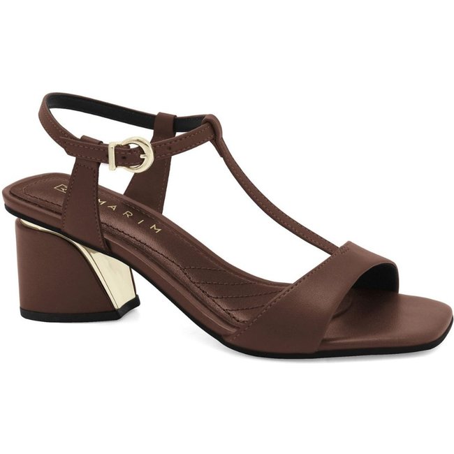 Sandália Feminina Rum Salto Médio Bloco Ramarim 2528102-1