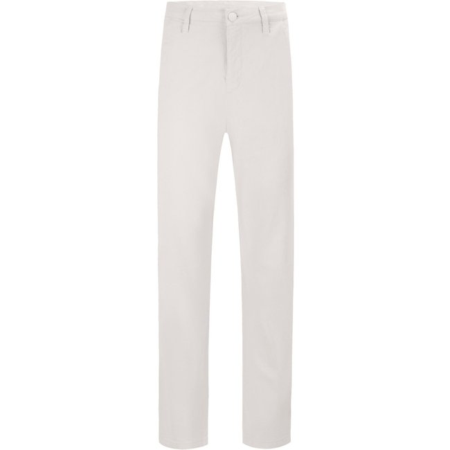 Calça Sarja Reta Cintura Alta Cropped com Elasticidade