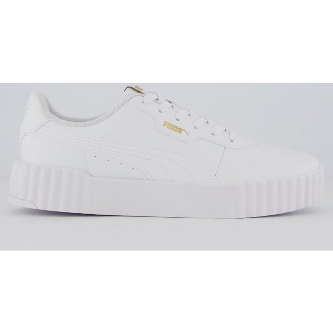 Tênis Puma Carina 3.0 Feminino Branco e Dourado