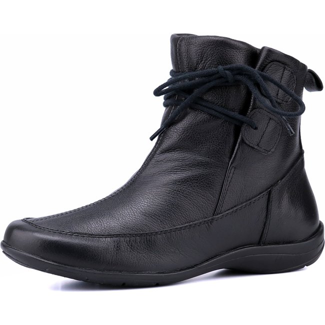 Bota Rasteira Mr. Gutt em Couro Preto