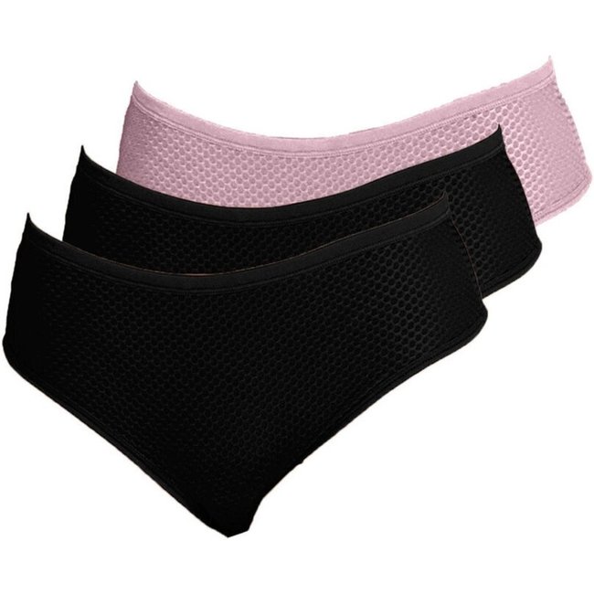 Kit com 3 Calcinhas Biquíni Dilady 203200 Rosa