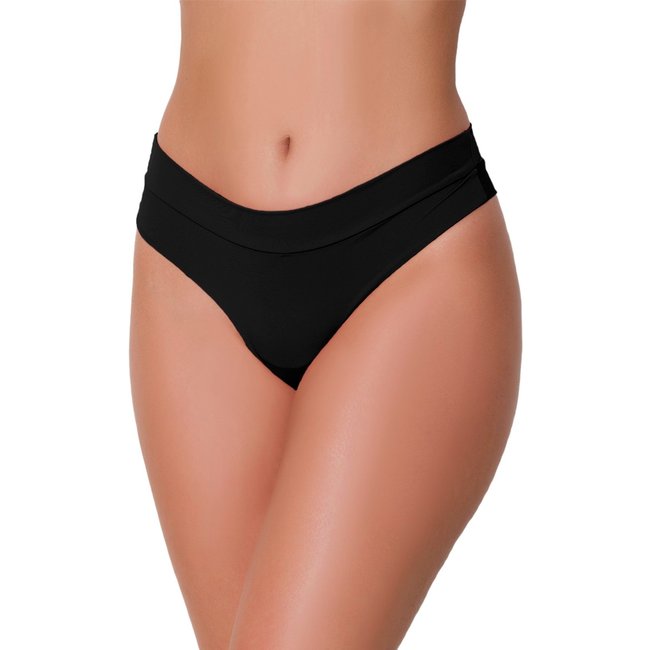 Tanga Gabi Lingerie Sensual Microfibra Confortável Modelagem Perfeita Preto