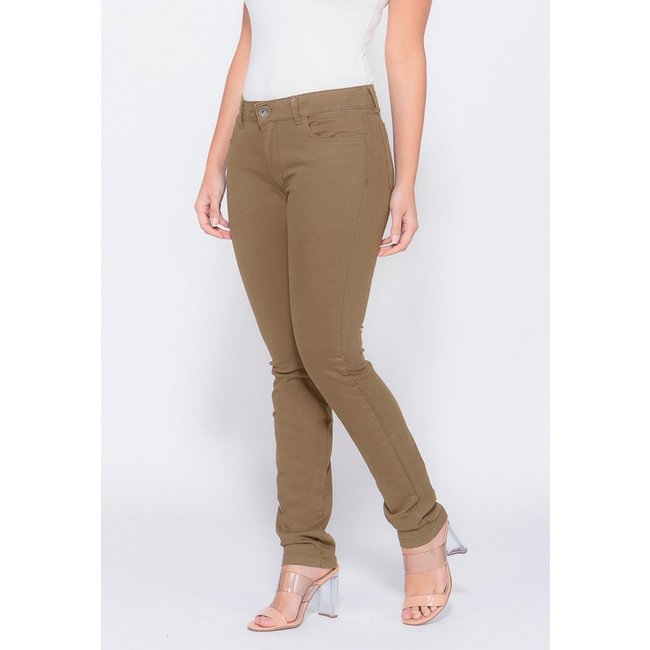 Calça Sarja Macaw Skinny Conforto Rizi 7831 Caqui