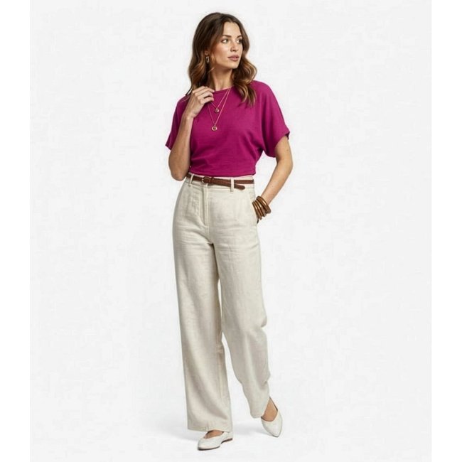 Blusa Cropped Feminina Infinita Cor Rosa