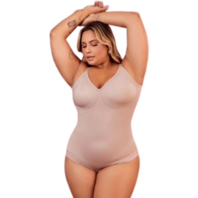 Modelador Plus Size Sem Bojo Moldado Vi Lingerie
