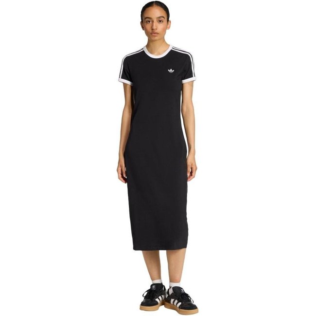 VESTIDO TRÊS LISTRAS (SLIM) adidas Originals Preto