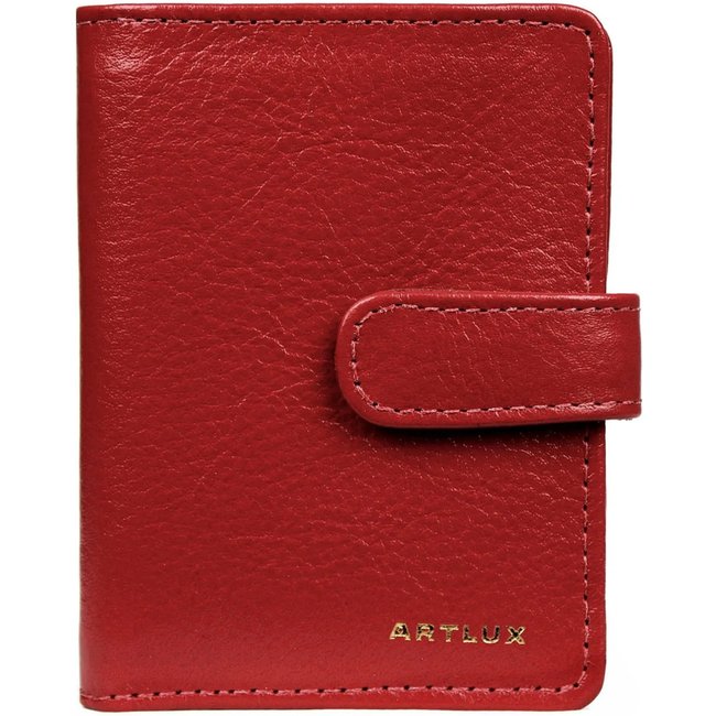 Porta Cartão CNH em Couro Artlux 026 - Vermelho
