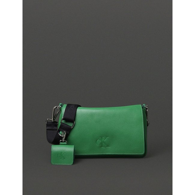 Bolsa Média Feminina Chaveiro Calvin Klein Jeans - Verde Médio Calvin Klein Jeans