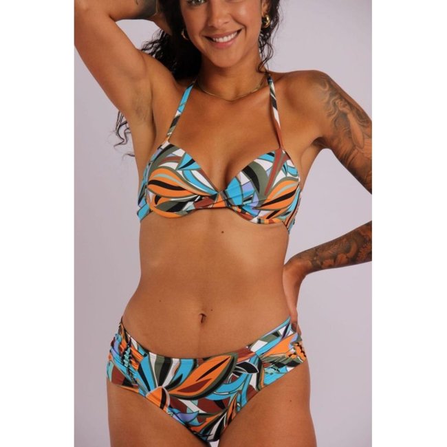 2202 - Top Biquíni Transpassado Meia-Taça e Aro Amazonia - Duna Casual