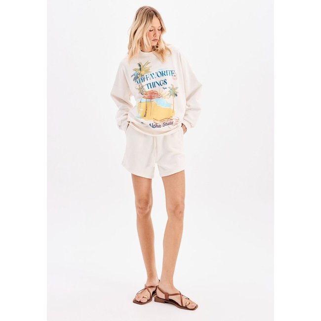 Short Moletom Cintura Alta My Favorite Things